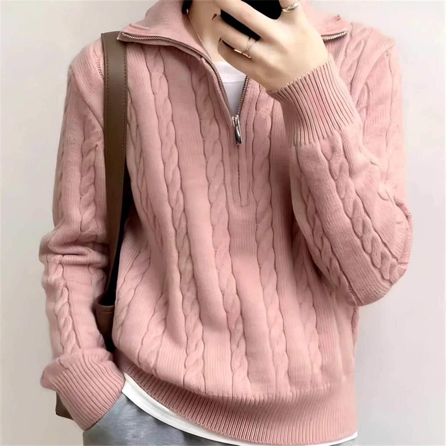 Ava Zipper Pullover - Vuneti